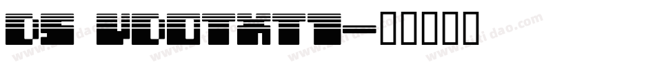 DS VDOTXT1字体转换